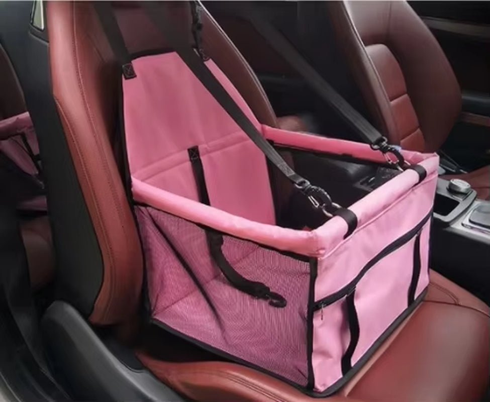 Pet Dog Car Carrier Seat Bag Waterproof Basket Folding Hammock Pet Carriers Bag for Small Cat Dogs Safety Travelling Mesh