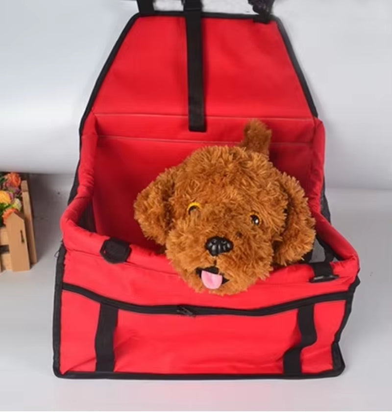 Pet Dog Car Carrier Seat Bag Waterproof Basket Folding Hammock Pet Carriers Bag for Small Cat Dogs Safety Travelling Mesh