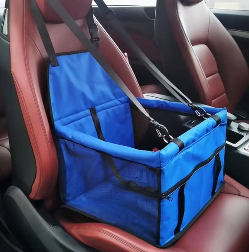 Pet Dog Car Carrier Seat Bag Waterproof Basket Folding Hammock Pet Carriers Bag for Small Cat Dogs Safety Travelling Mesh