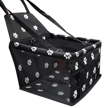 Pet Dog Car Carrier Seat Bag Waterproof Basket Folding Hammock Pet Carriers Bag for Small Cat Dogs Safety Travelling Mesh