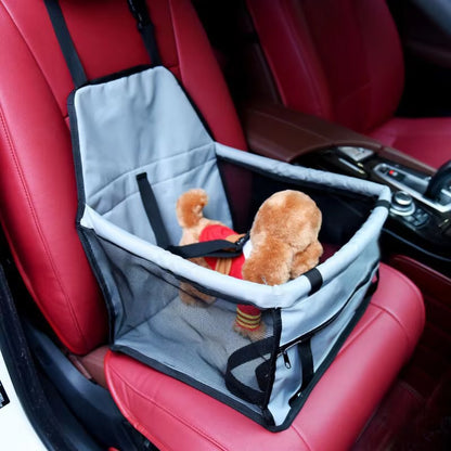 Pet Dog Car Carrier Seat Bag Waterproof Basket Folding Hammock Pet Carriers Bag for Small Cat Dogs Safety Travelling Mesh